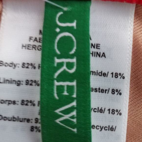 J Crew Womens Size S DD Halter Tie-back Bikini Top  Red Stretch One Piece BY633 - Picture 3 of 5